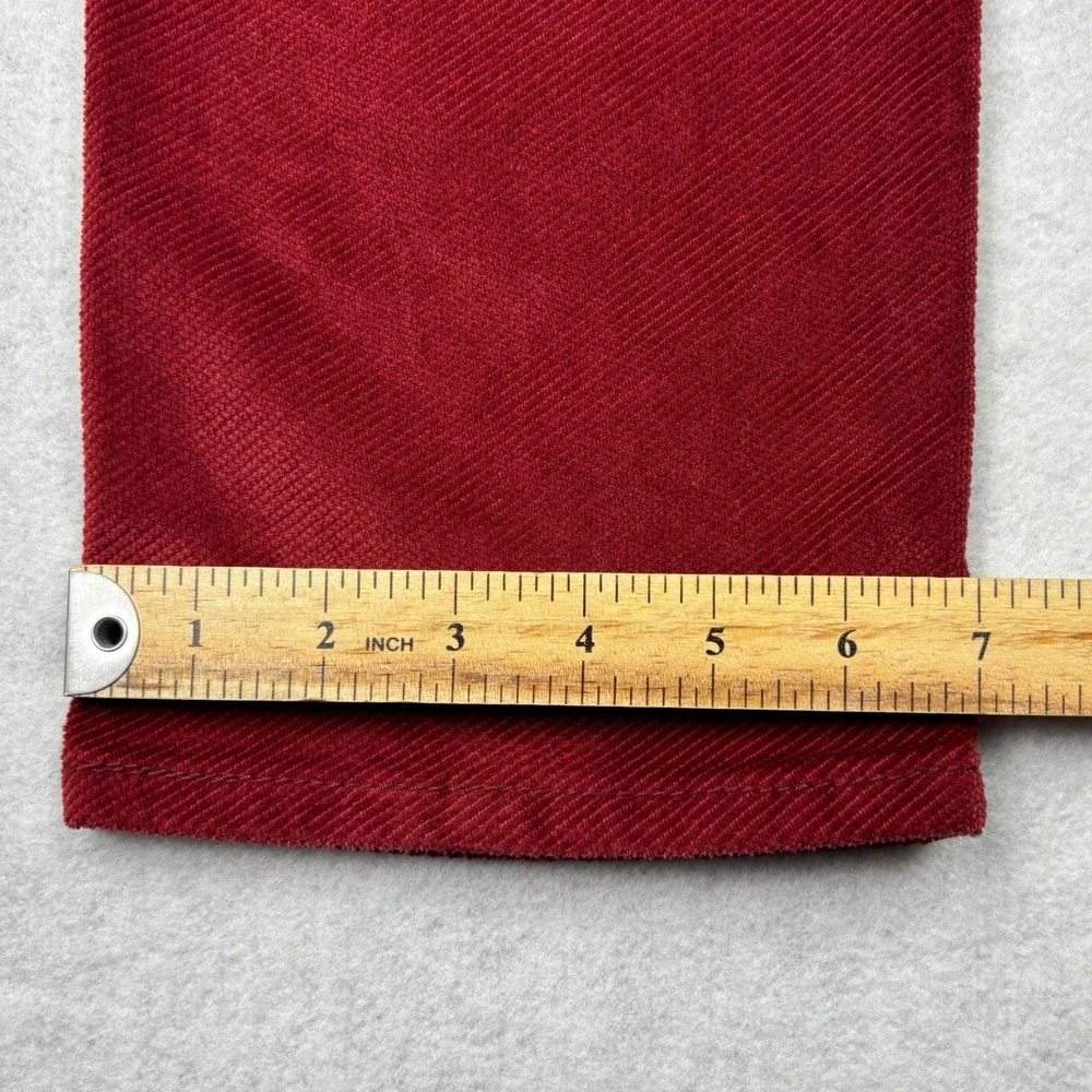 Levis Mens 31x30 511 Slim Fit Maroon Burgundy Red Fine Wale Corduroy Pants 31 30